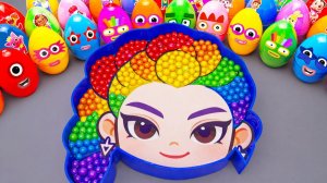Как приготовить радужную ванну Rumi Kpop, смешав желейную слизь и глиняные яйца