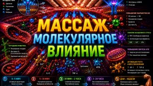 МАССАЖ НА МОЛЕКУЛЯРНОМ  УРОВНЕ massazh mOLEKULYaRNYJ uroven