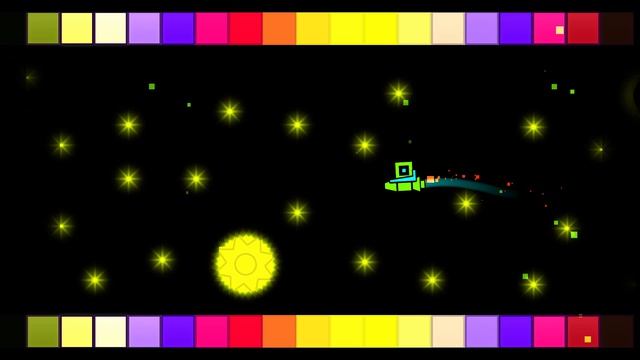 Прохождение уровня Bright Eclipse на 3 монетки Geometry Dash