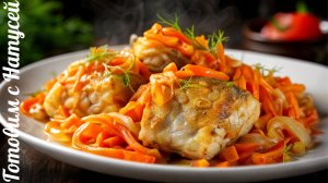 Минтай на сковороде. Рецепт минтая на сковороде с луком и морковью! Аж тает во рту!!!