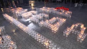 В Балашихе зажгли сотни свечей в честь Великой Победы и всех, кто ее приближал