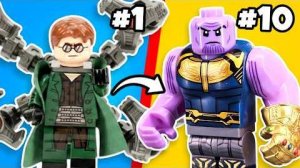 Я собрал ВСЕХ ЗЛОДЕЕВ MARVEL из конструктора ЛЕГО …