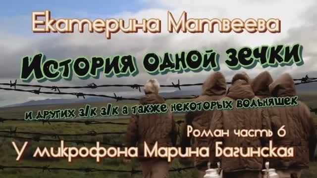 По вашим просьбам Екатерина Матвеева _История одной зечки_ Роман 6часть У микрофона Марина Багинская