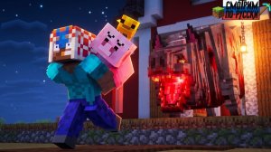 Кровь и Бекон (Фильм в Minecraft) 🐷🔪 l СМОТРИМ ПО-РУССКИ