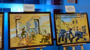 Выставка уникальных военных агитационных плакатов открылась в Баку