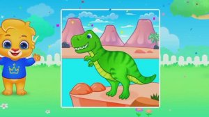 Детский развивающий мультфильм, пазлы, головоломка.