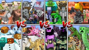 ВСЕ МУТАНТЫ СРАЖАЮТСЯ НА ТУРНИРЕ в Minecraft Битве Мобов!