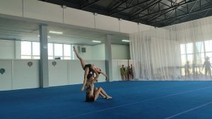ЖП 2 спортивный, Полубояринова Элла - Бондаренко Екатерина, ДШИ г.Светлый, Балансовое упражнение