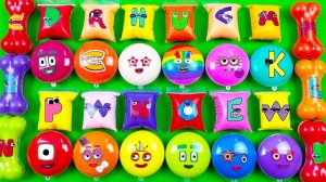 Мультики для детей. 🌈 Ищем и Смешиваем слайм из коробочек. Смотреть онлайн залипалки для малышей.