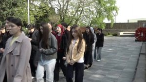Сотрудники национальной библиотеки им. Байрамуковой провели для студентов-медиков акцию «Час памяти»