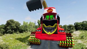 МУЛЬТИКИ ПРО МАШИНКИ: Молния Маккуин и Трюки! 🏎️ Большая БИТВА и АВАРИИ Тачек 💥