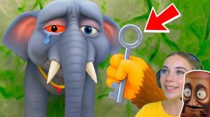 ОБЕЗЬЯНКА УКРАЛА КЛЮЧ У СЛОНА! I Am Monkey VR