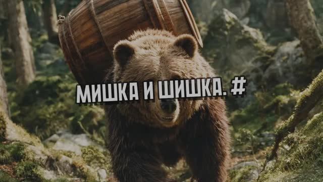 Мишка и шишка. #