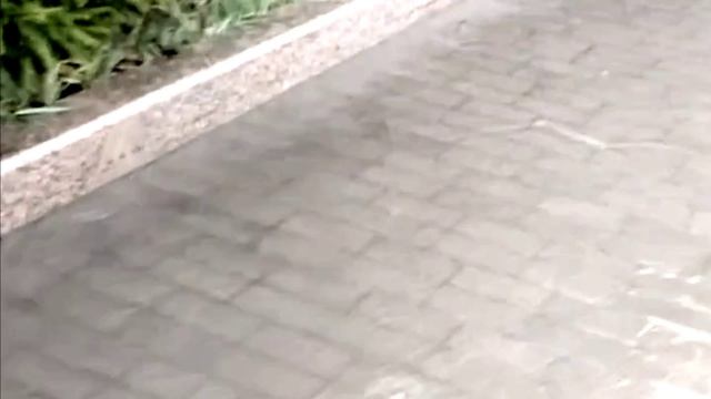 Прошел первый сильный дождь в Омске