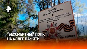 Живой памятник героям Великой Отечественной войны создали в деревне в Ленобласти / РЕН Новости
