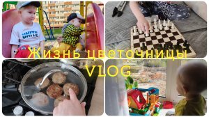 Жизнь цветочницы Дети приболели Играем в шахматы ♟️