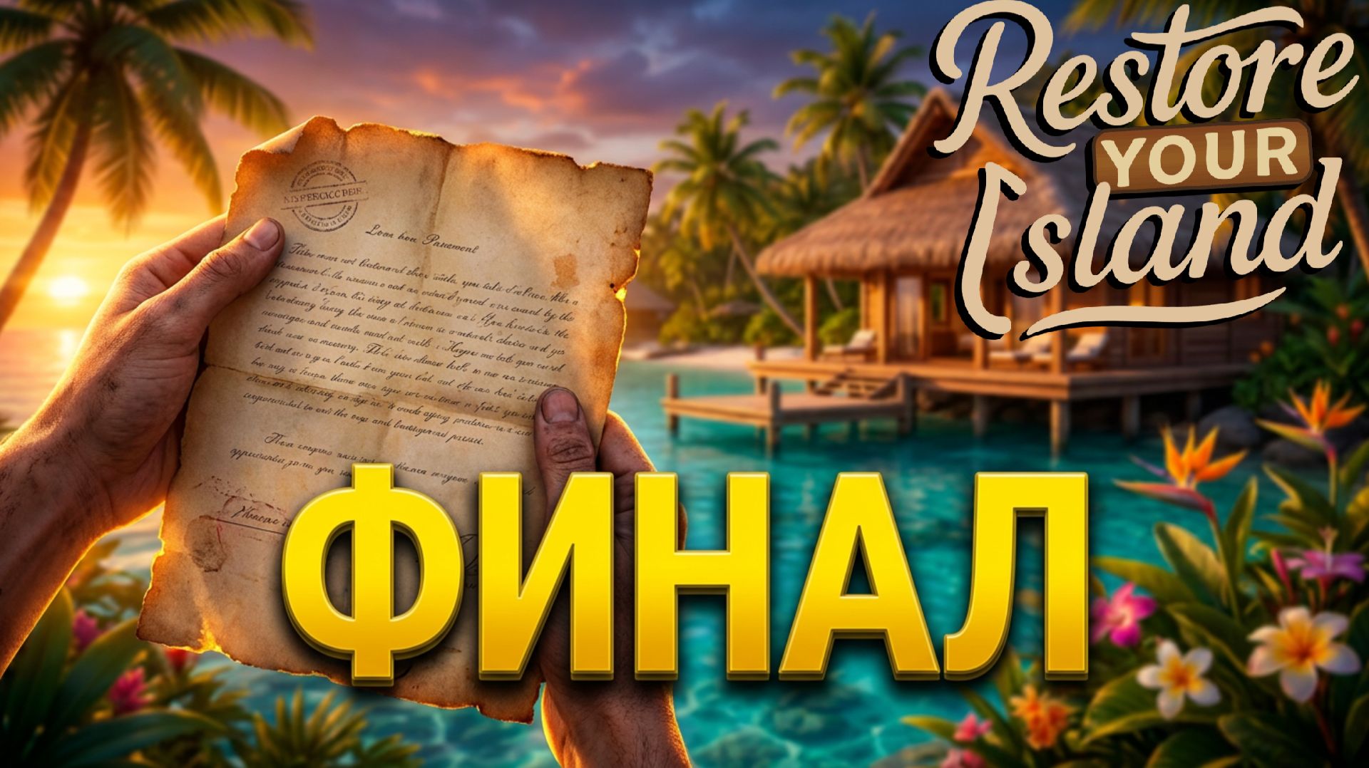 ФИНАЛ! ТАК ВЫГЛЯДИТ ОСТРОВ МОЕЙ МЕЧТЫ 🏝️ Restore Your Island #4
