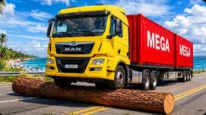 Второе испытание «Машины против упавшего дерева» в BeamNG Drive!