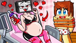 ВАМПИР ТВ ВУМЕН СТАНЕТ МАММОЙ В МАЙНКРАФТ! КРАСЯ VAMPIRE TV WOMAN MINECRAFT
