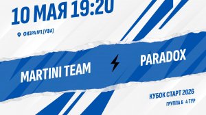 Martini team - Paradox