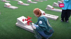 Почтили память павших героев. Церемония возложения цветов на самарском кладбище