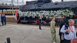 Поезд ПОБЕДЫ на ЖД вокзале г.Челябинска 08.05.2026г.