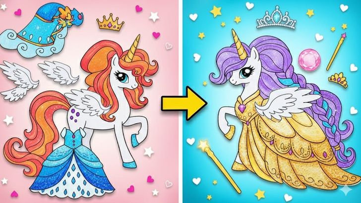 Бумажные пони: преображение из грязи в волшебство 🦄