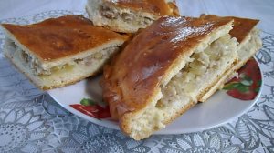 Дрожжевой пирог с фаршем