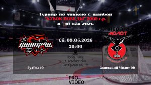 ХК «ГудГол» 10 - ХК «Заневский Молот» 09 | 09.05.2026
