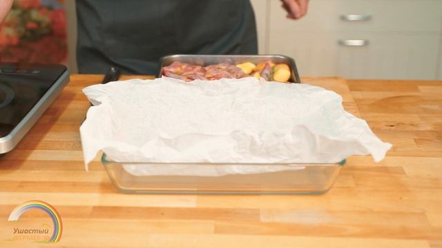 Рецепты от шеф-повара. Кролик, запеченный с яблоками