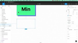 8. How to create a minimum width height button in Figma