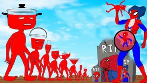 Длинная горка с коровой, слоном, гориллой, бегемотом и тигром — смешная 3D-игра про животных