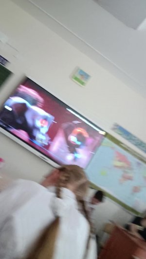 # в школе