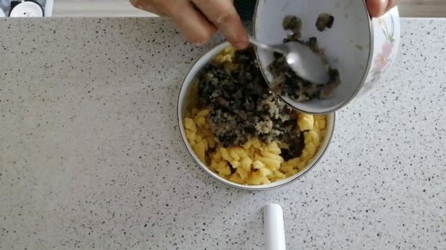 Вареники с картошкой и грибами