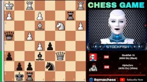 «Stockfish 18 БЛЕСТЯЩЕ пожертвовал обе ладьи против AlphaZero 2026 _ Шахматы Stockfish«р