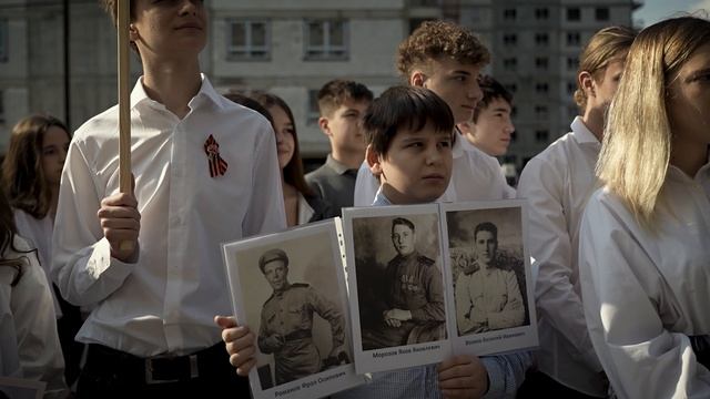 Памятная линейка Бессмертный полк смотреть онлайн