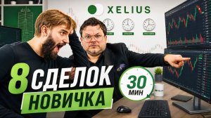 Разворот по тройной вершине — 8 сделок новичка на крипте за 30 минут