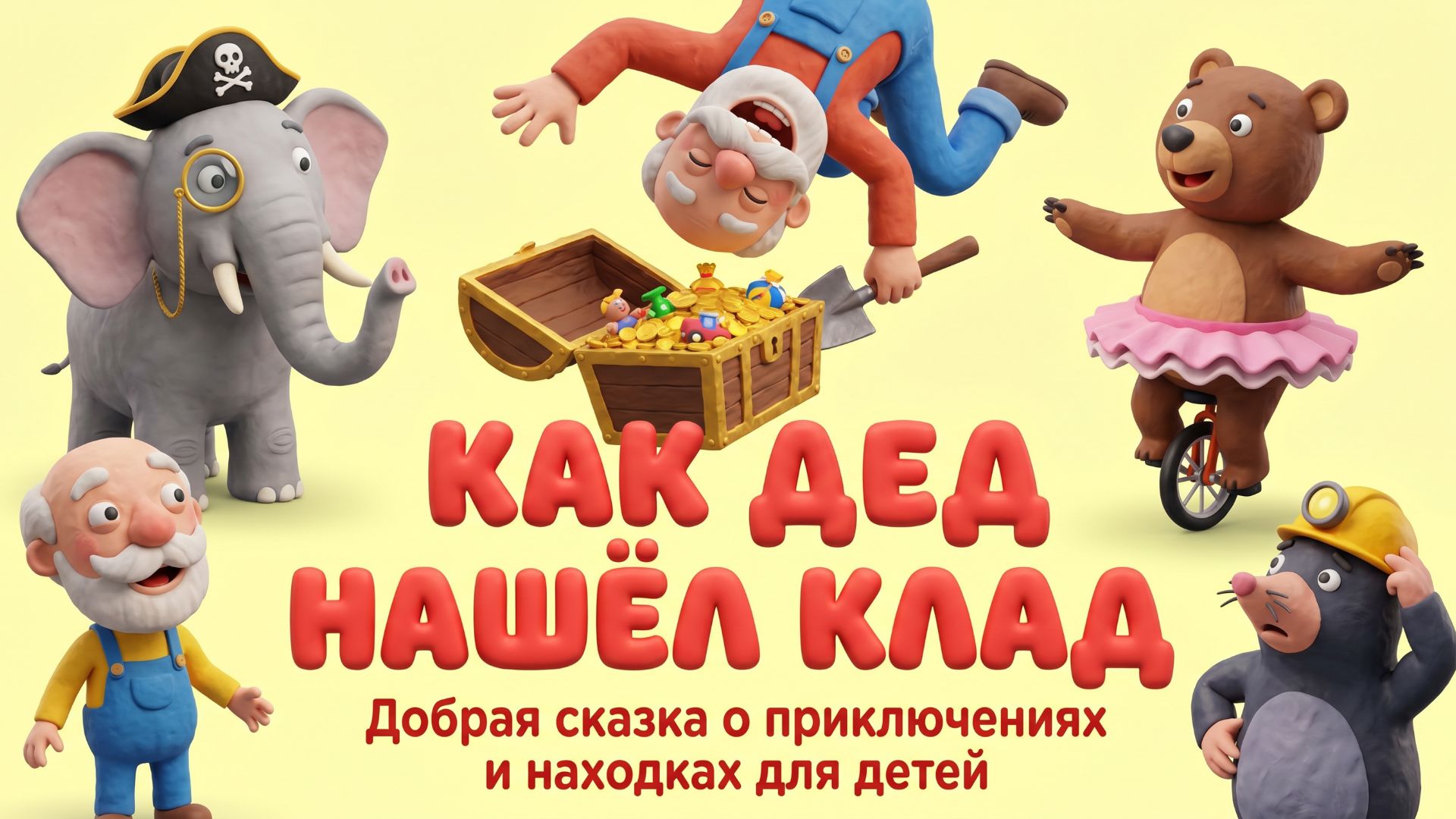 Как дед нашёл клад | Добрая сказка о приключениях и находках для детей