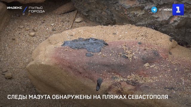 Следы мазута обнаружены на пляжах Севастополя