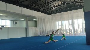 ЖП 2 спортивный, Рыжова София - Коваленко Кира-Виктория, Балансовое упражнение