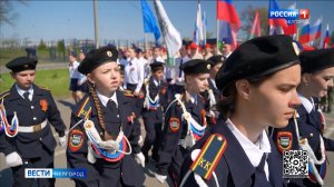 В Губкине прошел парад Победы
