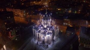 Архитектурное освещение  храма Сурб Арутюн г.Ростов-на-Дону