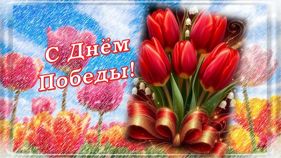 Видеооткрытка 9 мая 1