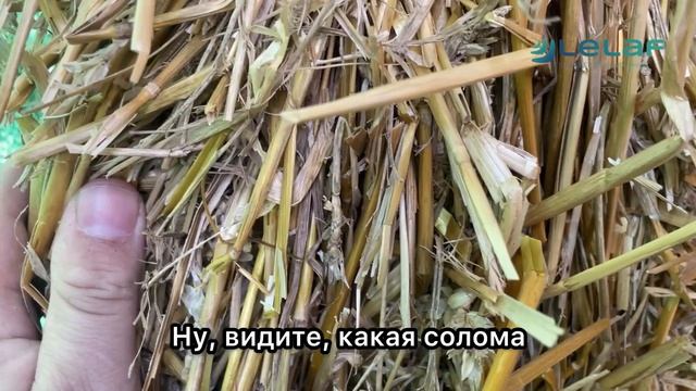 Заготовка и хранение соломы в промышленных целях с использованием шутц-флиса типа ТэнТоп от Лелаф