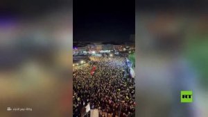 مسيرات حاشدة في إيران تنديدا بالتصعيد الأمريكي في الخليج