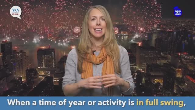 In Full Swing — американский английский, сленг и идиомы