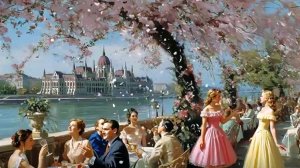 Vintage Songs 69 / Riverside Café // Budapest. 1950s