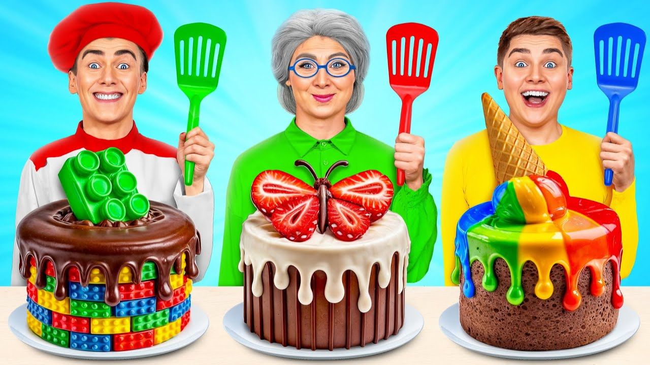 Кулинарный Челлендж Я против Бабушки Секреты и Гаджеты для Кухни смотреть онлайн