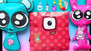МАЛЫШИ 👶🏻 ПИНКИ , СКАЙ И NUMBERBLOCKS 100 / УХОД ЗА ДЕТЬМИ