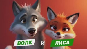 Волк и Лиса мультфильм - сказка